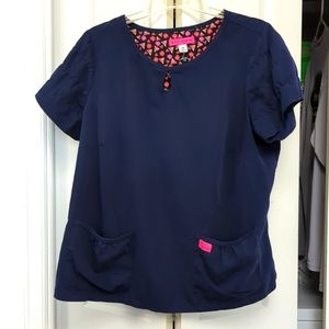 Betsy Johnson scrub top